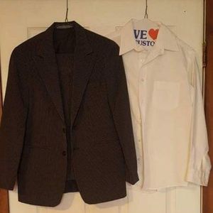 Perry Ellis Portfolio Suit & Shirt Boys Size 14R